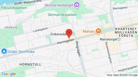 Apartments for rent i Södermalm - kort over placeringen