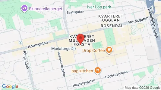Apartments for rent i Södermalm - kort over placeringen