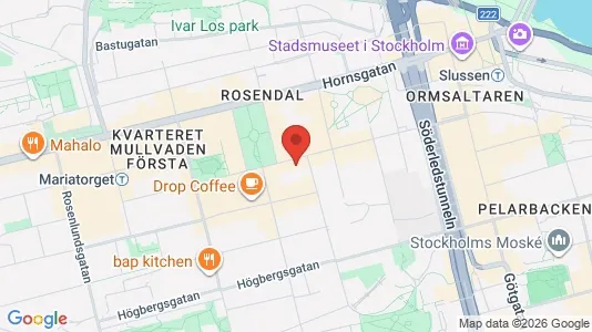 Apartments for rent i Södermalm - kort over placeringen