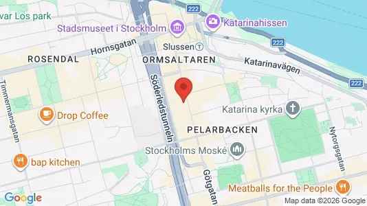 Apartments for rent i Södermalm - kort over placeringen