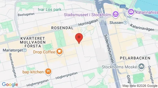 Apartments for rent i Södermalm - kort over placeringen