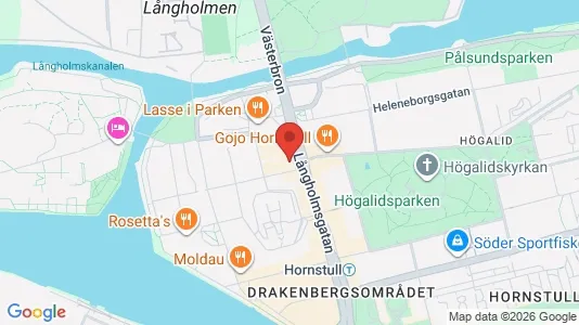 Apartments for rent i Södermalm - kort over placeringen