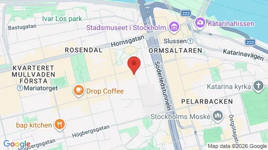 Apartments for rent i Södermalm - kort over placeringen