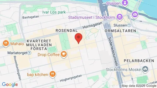 Apartments for rent i Södermalm - kort over placeringen