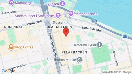 Apartments for rent i Södermalm - kort over placeringen