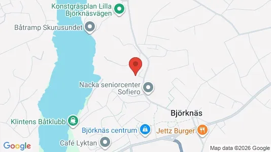 Apartments for rent i Nacka - kort over placeringen