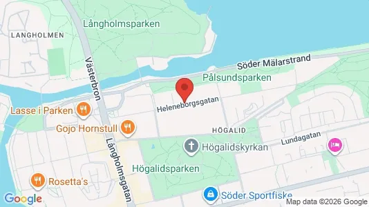 Apartments for rent i Södermalm - kort over placeringen