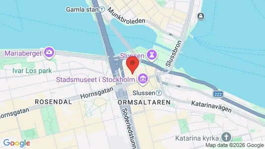 Apartments for rent i Södermalm - kort over placeringen