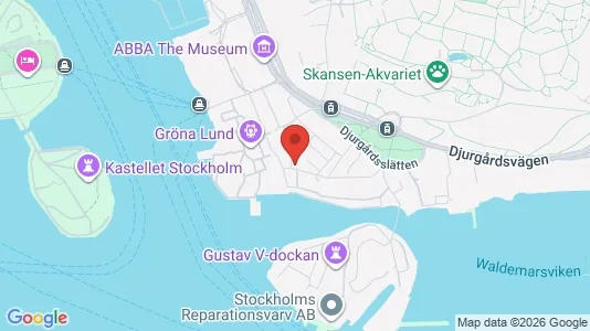 Apartments for rent i Gärdet/Djurgården - kort over placeringen