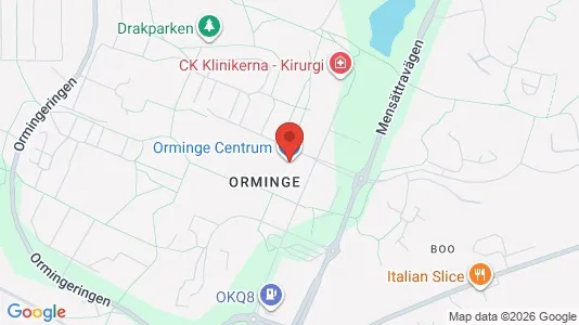 Apartments for rent i Nacka - kort over placeringen