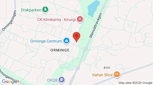 Apartments for rent i Nacka - kort over placeringen