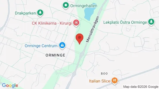 Apartments for rent i Nacka - kort over placeringen