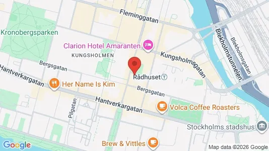 Apartments for rent i Kungsholmen - kort over placeringen