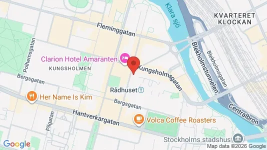 Apartments for rent i Kungsholmen - kort over placeringen