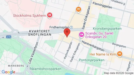 Apartments for rent i Kungsholmen - kort over placeringen