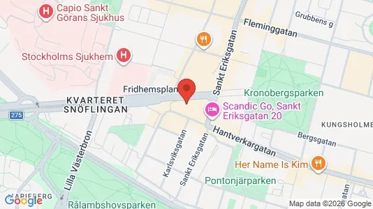 Apartments for rent i Kungsholmen - kort over placeringen