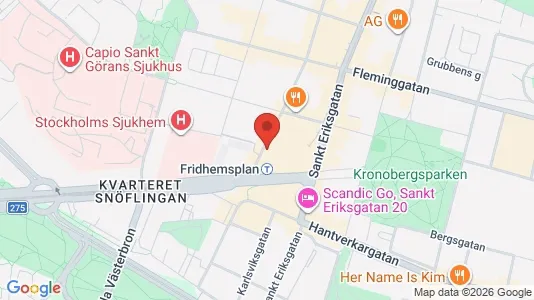 Apartments for rent i Kungsholmen - kort over placeringen