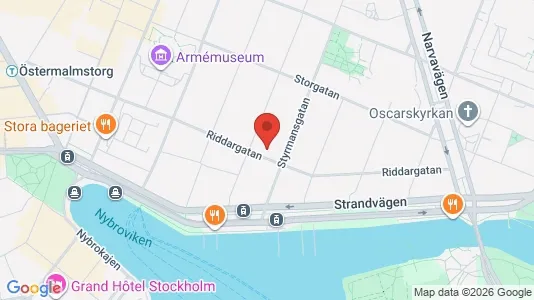 Apartments for rent i Östermalm - kort over placeringen