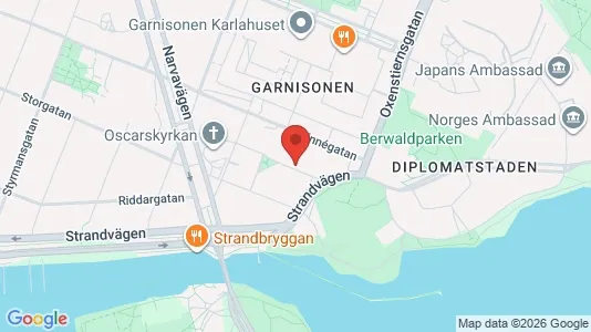 Apartments for rent i Östermalm - kort over placeringen
