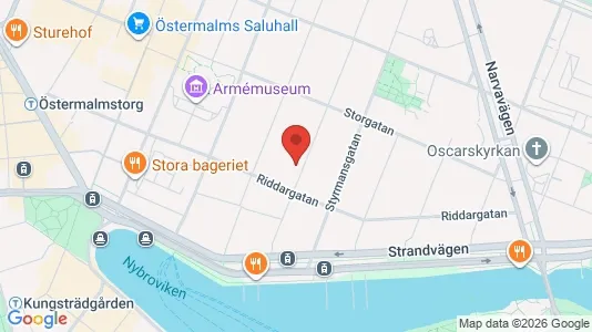 Apartments for rent i Östermalm - kort over placeringen