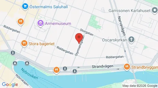 Apartments for rent i Östermalm - kort over placeringen
