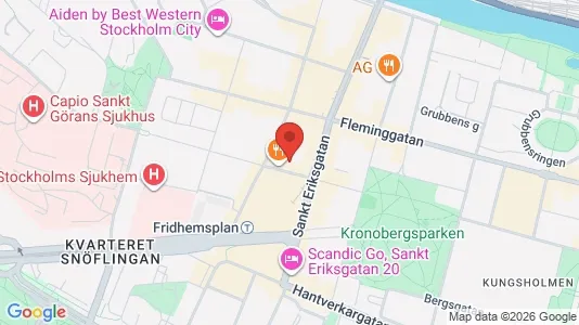 Apartments for rent i Kungsholmen - kort over placeringen