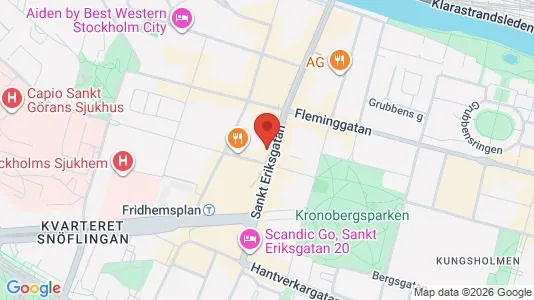 Apartments for rent i Kungsholmen - kort over placeringen