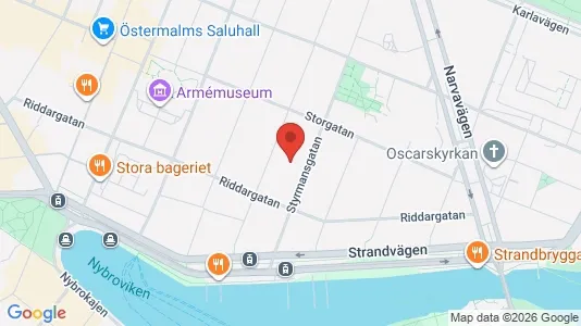 Apartments for rent i Östermalm - kort over placeringen
