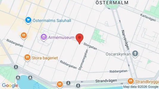 Apartments for rent i Östermalm - kort over placeringen