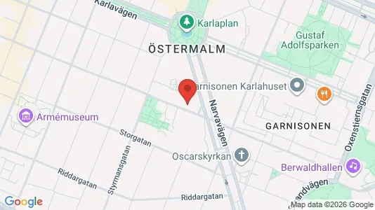 Apartments for rent i Östermalm - kort over placeringen