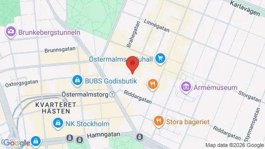 Apartments for rent i Östermalm - kort over placeringen