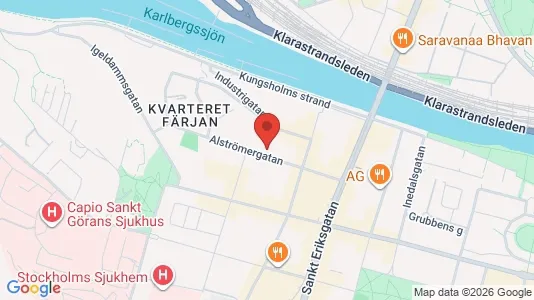 Rooms for rent i Kungsholmen - kort over placeringen