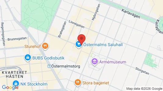 Apartments for rent i Östermalm - kort over placeringen