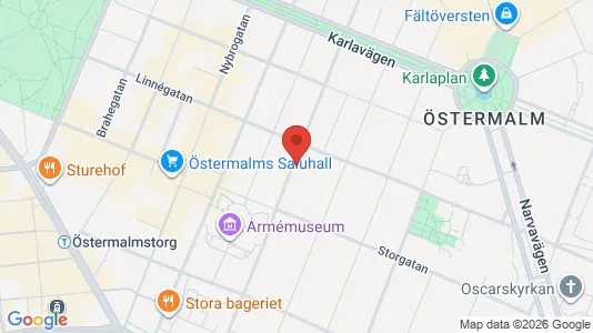 Apartments for rent i Östermalm - kort over placeringen