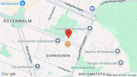 Apartments for rent i Östermalm - kort over placeringen