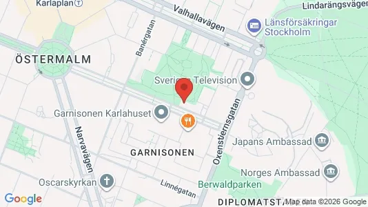 Apartments for rent i Östermalm - kort over placeringen