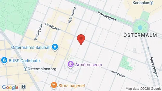 Apartments for rent i Östermalm - kort over placeringen