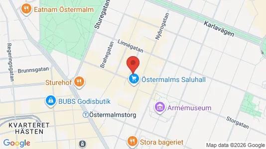 Apartments for rent i Östermalm - kort over placeringen