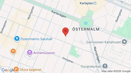 Apartments for rent i Östermalm - kort over placeringen