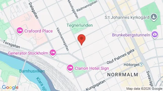 Apartments for rent i Stockholm City - kort over placeringen