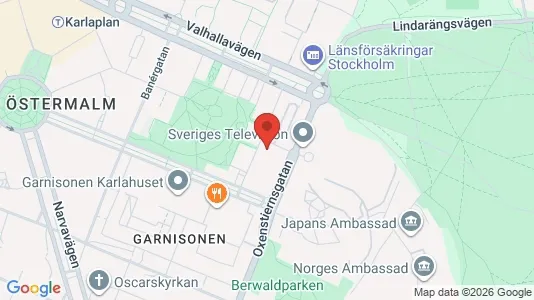 Apartments for rent i Östermalm - kort over placeringen