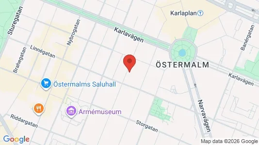 Apartments for rent i Östermalm - kort over placeringen