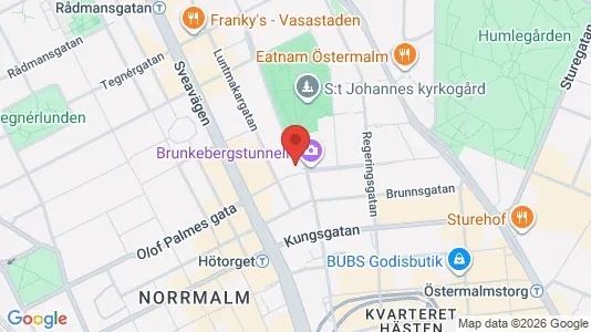 Apartments for rent i Stockholm City - kort over placeringen