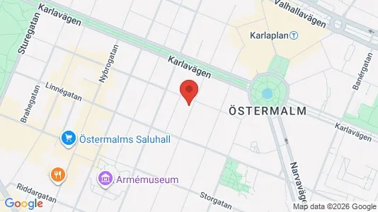 Apartments for rent i Östermalm - kort over placeringen