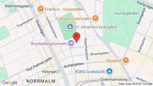 Apartments for rent i Stockholm City - kort over placeringen