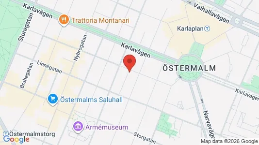 Apartments for rent i Östermalm - kort over placeringen