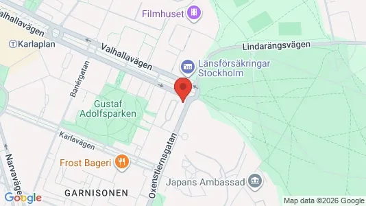 Apartments for rent i Gärdet/Djurgården - kort over placeringen
