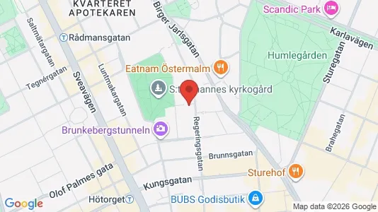 Apartments for rent i Stockholm City - kort over placeringen