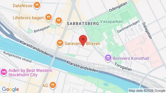 Apartments for rent i Vasastan - kort over placeringen