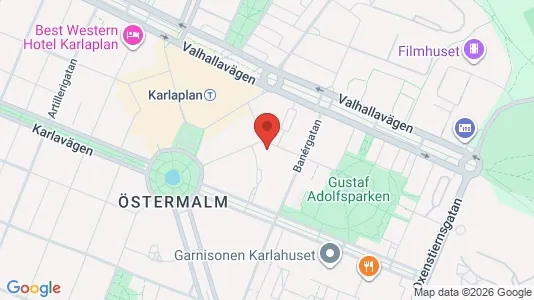 Apartments for rent i Östermalm - kort over placeringen
